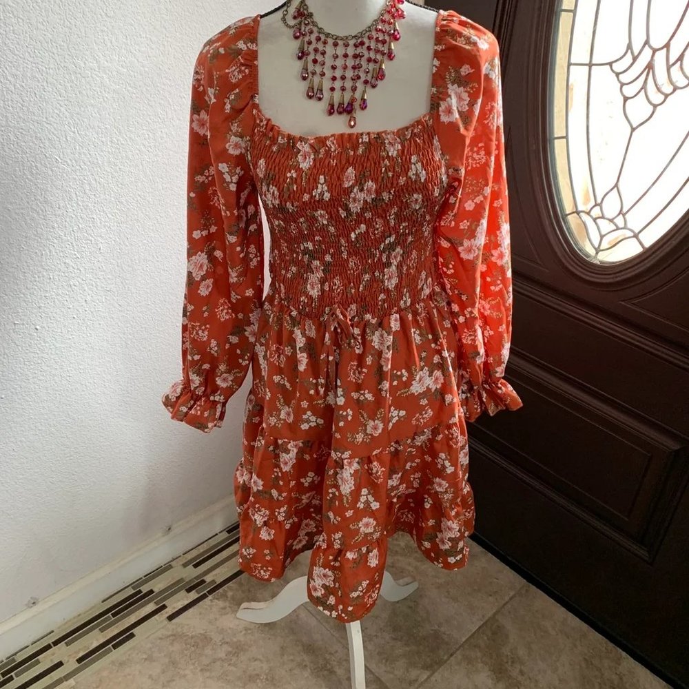 C+D+M floral dress size large
